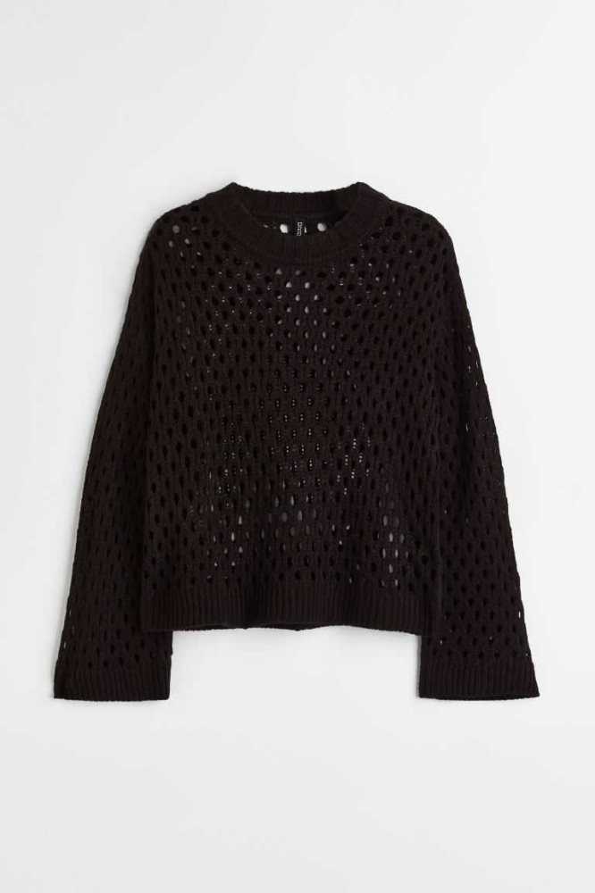 Suéteres H&M Hole-knit Mujer Azules | 289354CNH