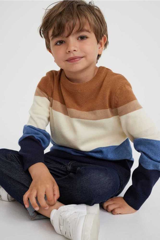 Suéteres H&M Jacquard-knit Algodon Niños Verdes | 982073OYD