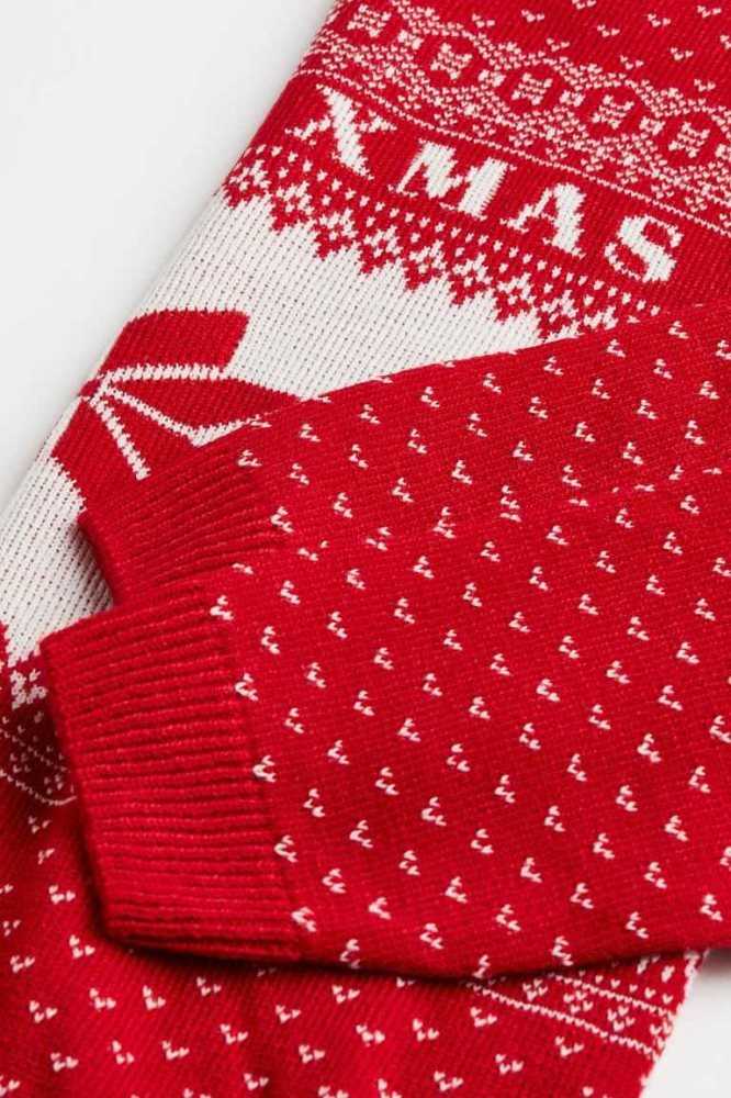 Suéteres H&M Jacquard-knit Niños Rojos | 148235EIW