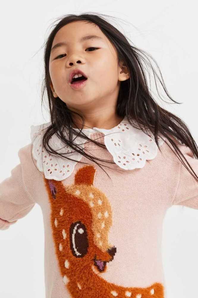 Suéteres H&M Jacquard-knit Niños Verdes | 312479LXI