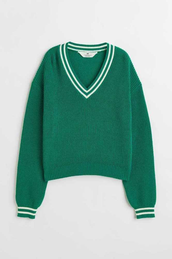 Suéteres H&M Knit Algodon Niños Negros | 390271HJX