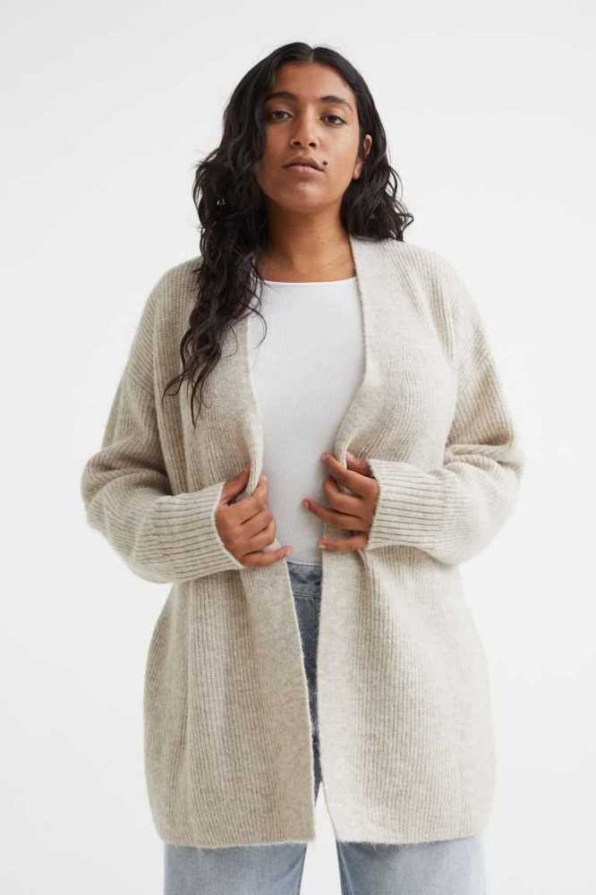 Suéteres H&M Knit Cardigan Mujer Negros | 057241INQ