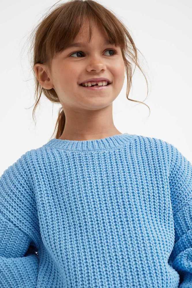 Suéteres H&M Knit Chenille Niños Beige Claro | 367518UXV