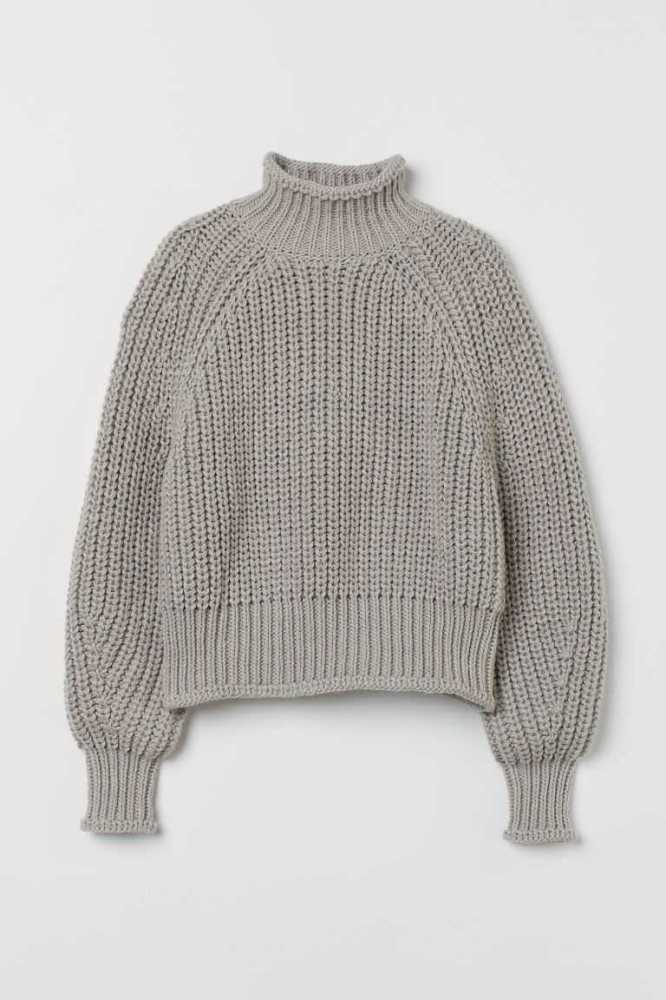 Suéteres H&M Knit Mujer Azules | 193604BHG