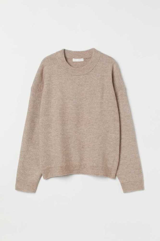 Suéteres H&M Knit Mujer Morados Claro | 975624ZVQ