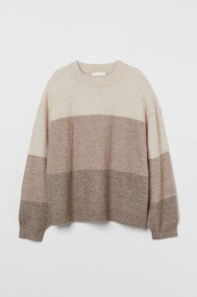 Suéteres H&M Knit Mujer Morados Claro | 975624ZVQ