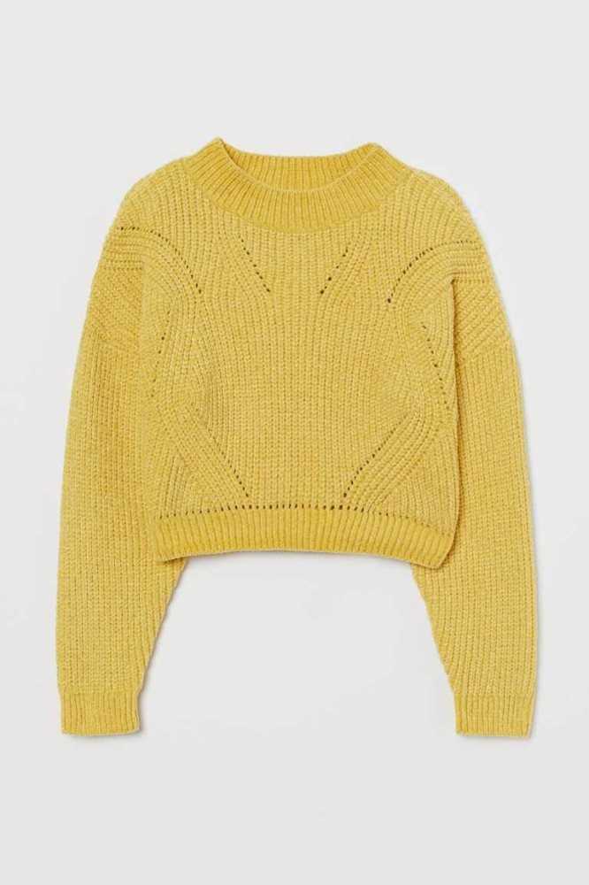 Suéteres H&M Knit Niños Verdes Claro | 340819FEY