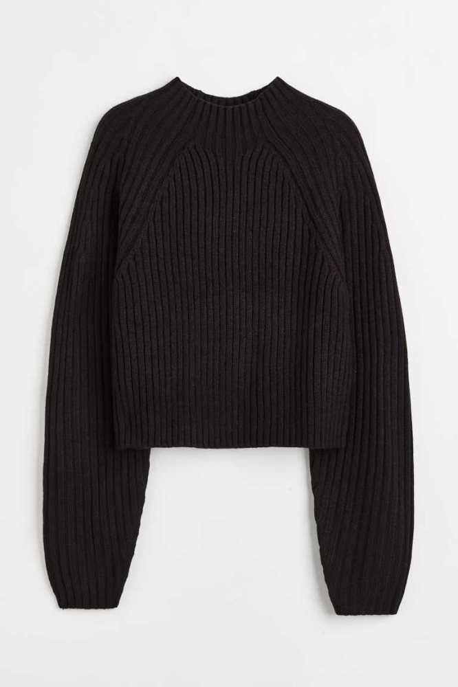 Suéteres H&M Rib-knit Mujer Morados | 237548ANX