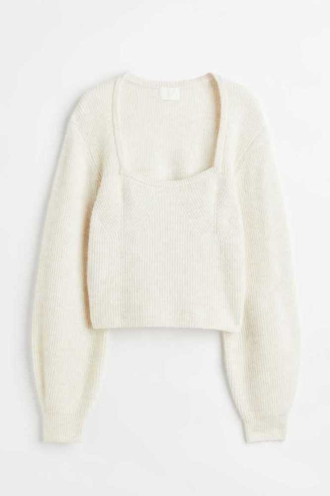 Suéteres H&M Rib-knit jumper Mujer Rojos | 712039RUQ