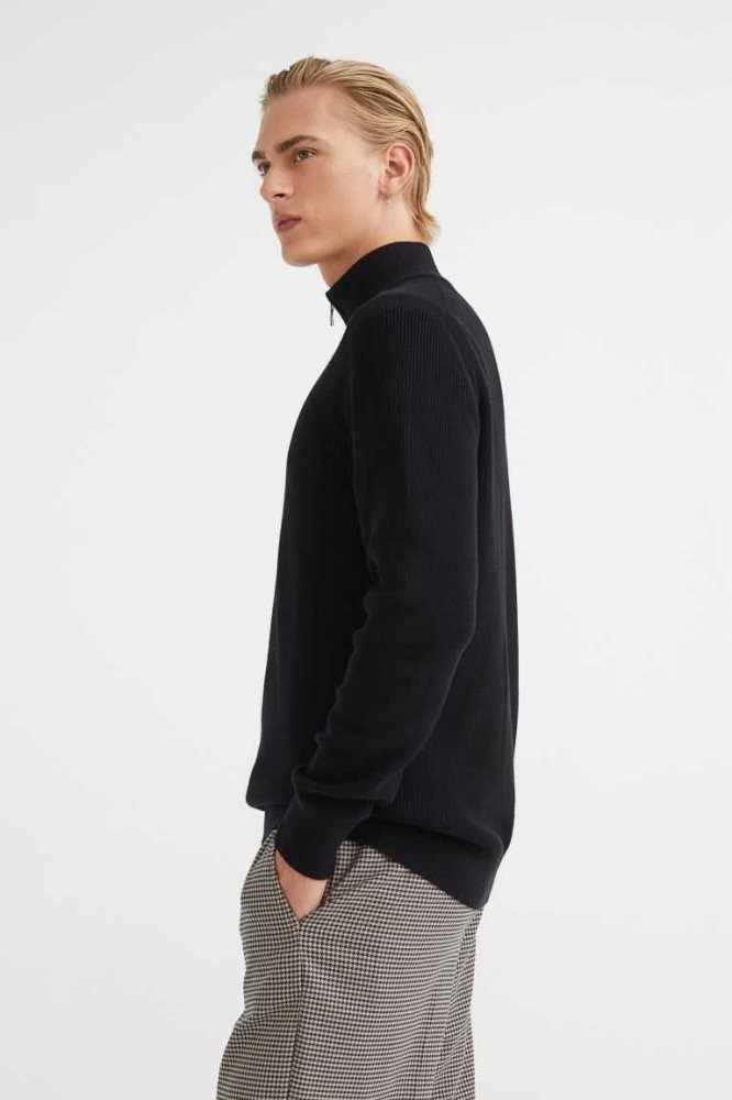 Suéteres H&M Slim Fit Hombre Grises Claro | 490712JAL