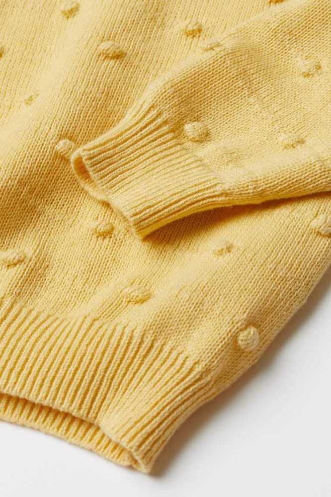 Suéteres H&M Textured-knit Niños Beige Blancos | 591407OFY