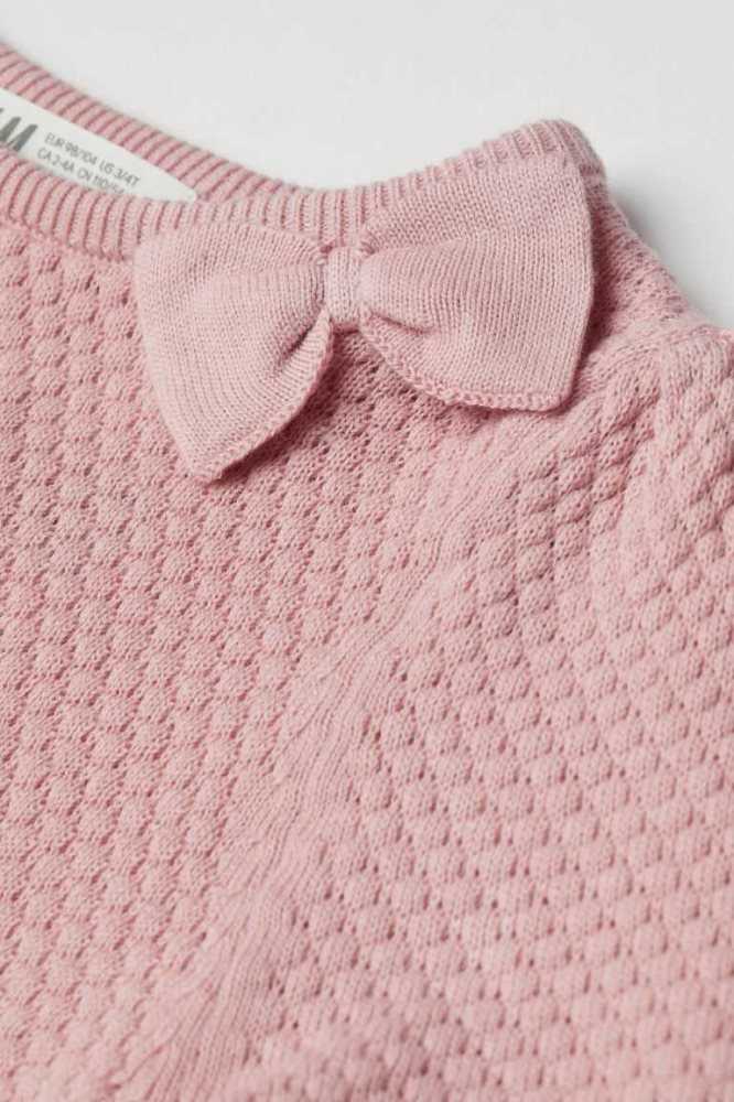 Suéteres H&M Textured-knit Niños Beige Blancos | 591407OFY