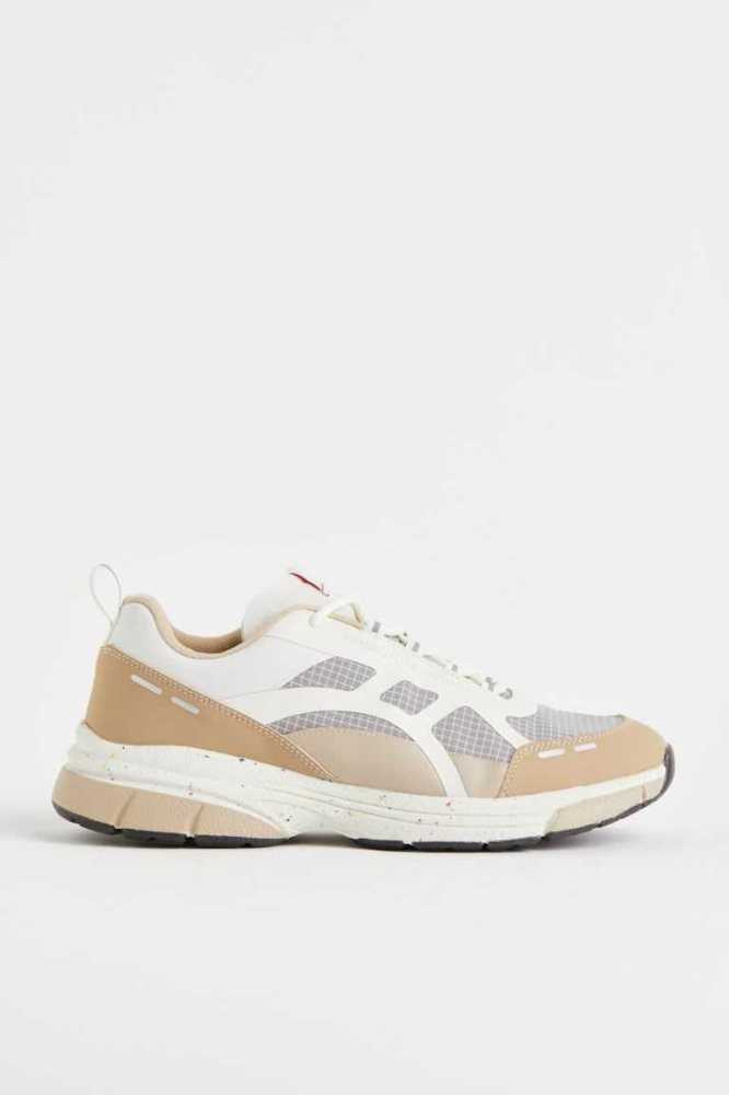 Tenis H&M Fornido Hombre Beige Claro | 591783YUA