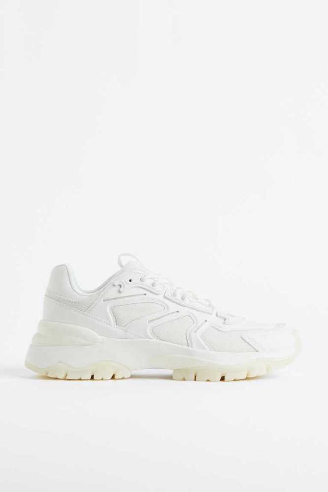 Tenis H&M Fornido Hombre Blancos | 702968FYZ