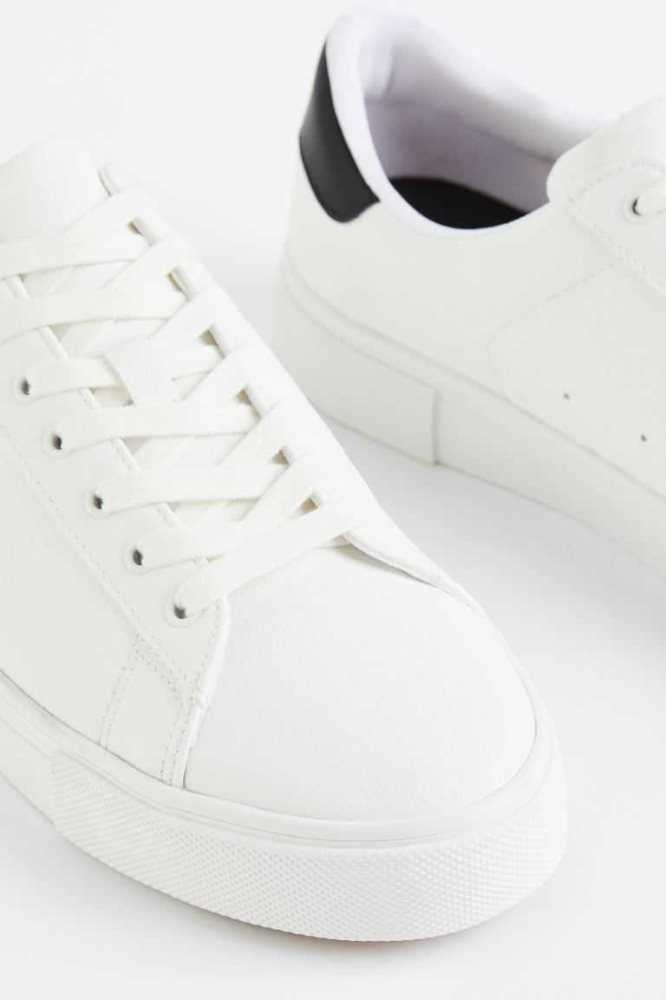 Tenis H&M Hombre Blancos Negros | 106852DLU