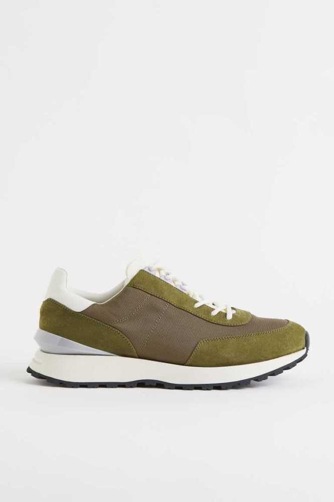 Tenis H&M Hombre Kaki Verdes | 257968NLM