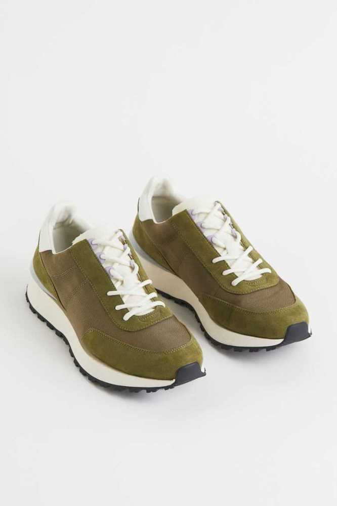 Tenis H&M Hombre Kaki Verdes | 257968NLM