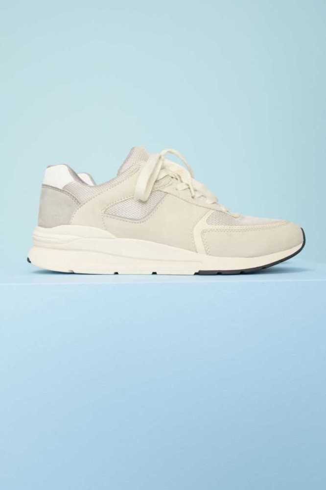 Tenis H&M Mujer Beige Claro Blancos | 867309MKT