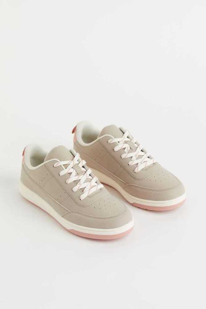 Tenis H&M Niños Beige Blancos | 283740HUG