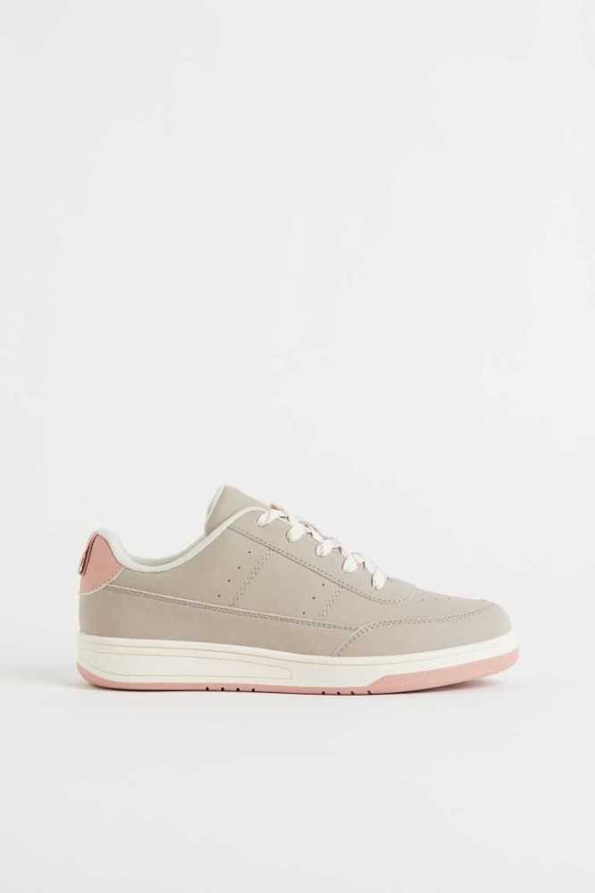 Tenis H&M Niños Beige Blancos | 283740HUG