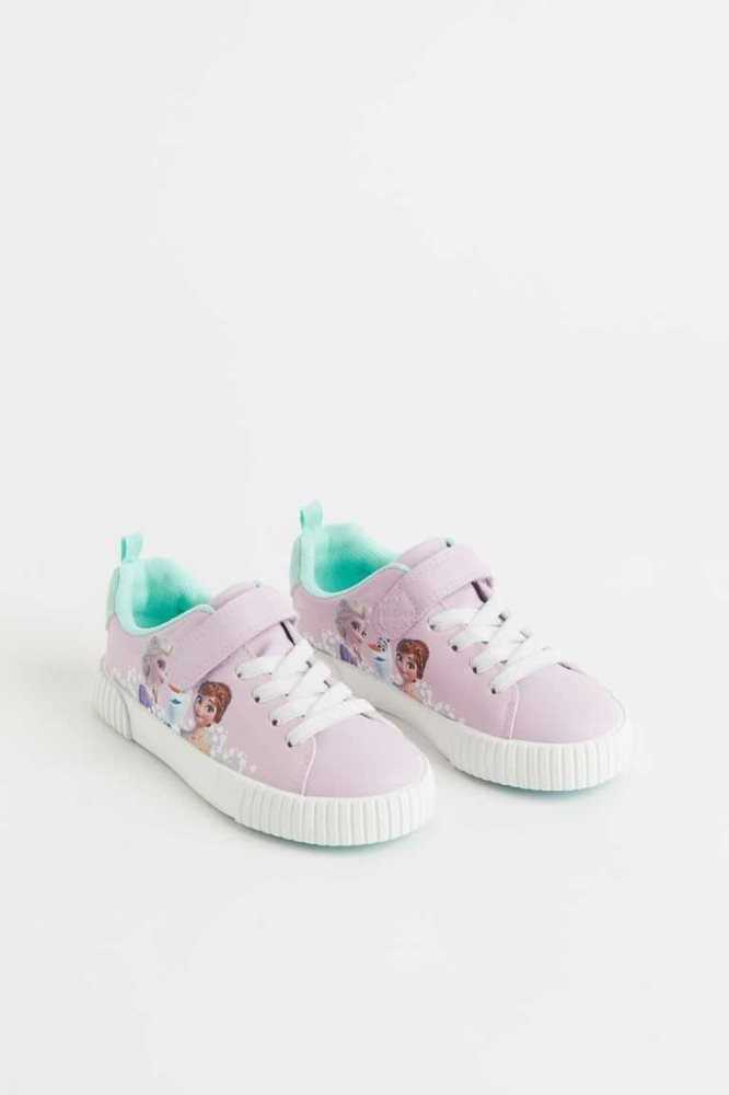 Tenis H&M Printed Niños Azules Claro | 607319LZI