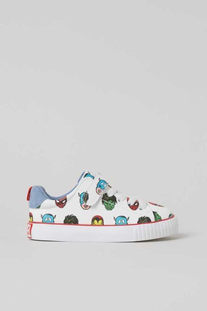 Tenis H&M Printed Niños Blancos | 860347LCF