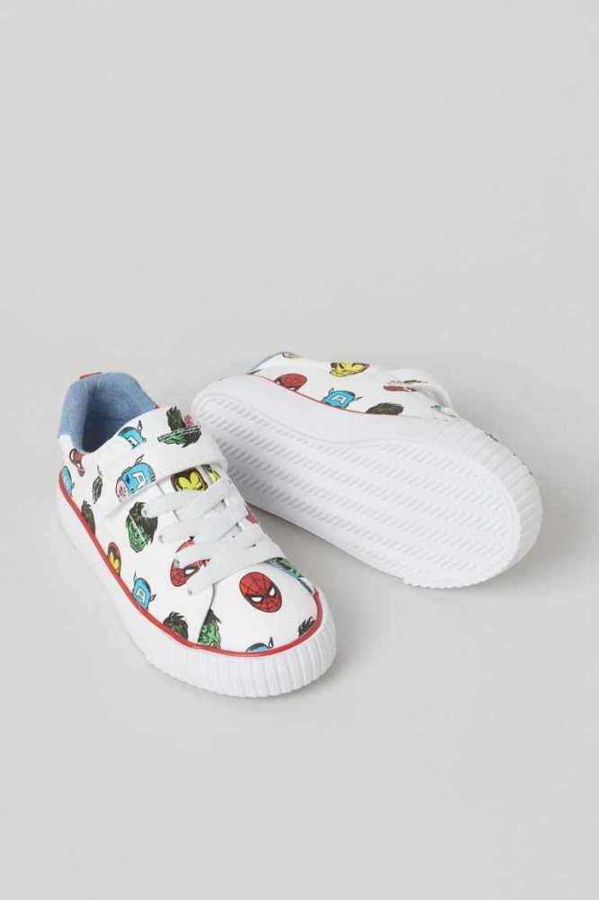 Tenis H&M Printed Niños Blancos | 860347LCF