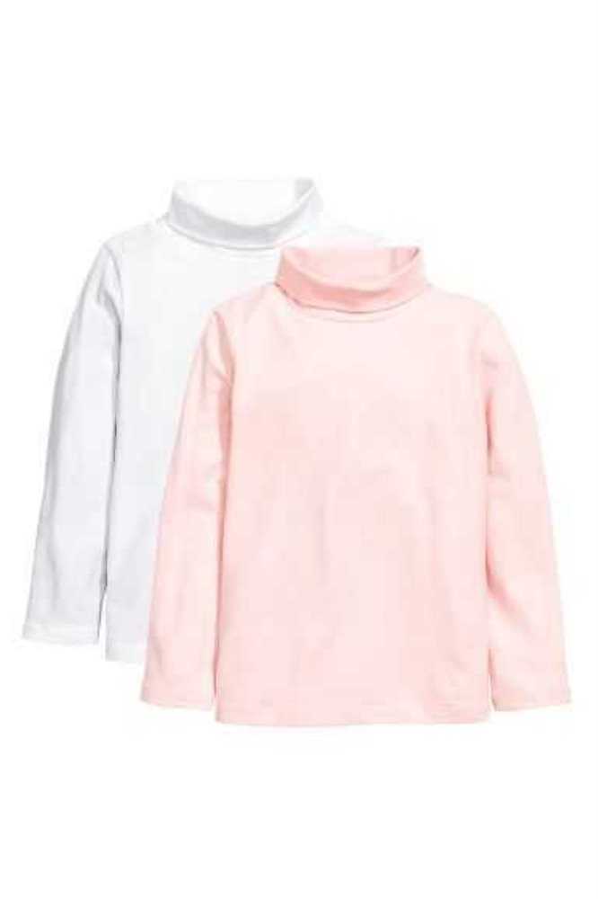 Tops H&M 2-pack Turtleneck Niños Grises | 802154ZGW