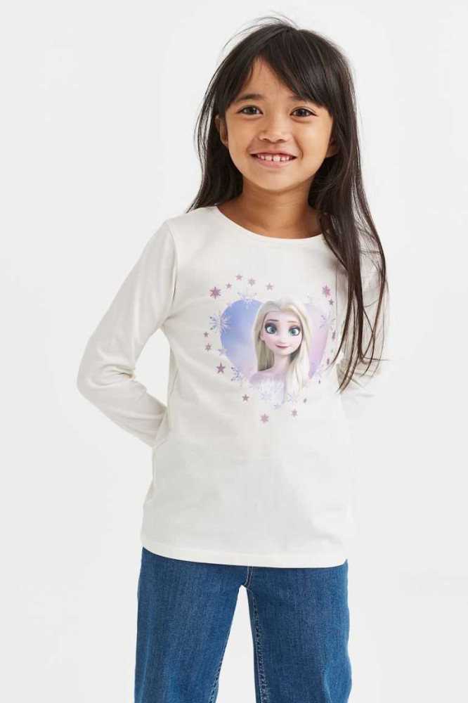 Tops H&M 3-pack Printed Niños Azules Oscuro | 093675INR