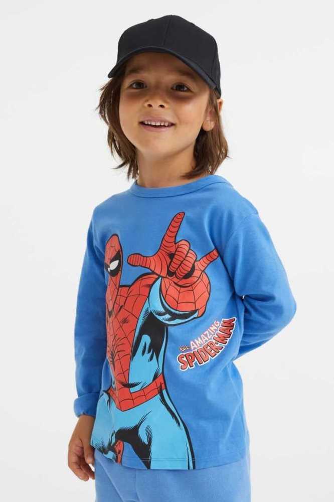 Tops H&M 3-pack Printed Niños Verdes | 925086GTA