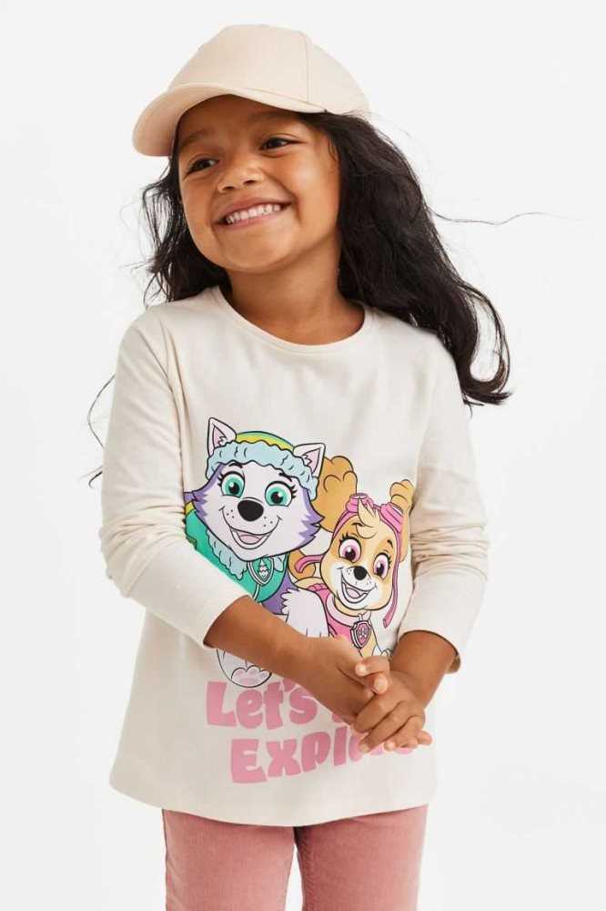 Tops H&M 5-pack Printed Niños Azules Claro | 347508OYM