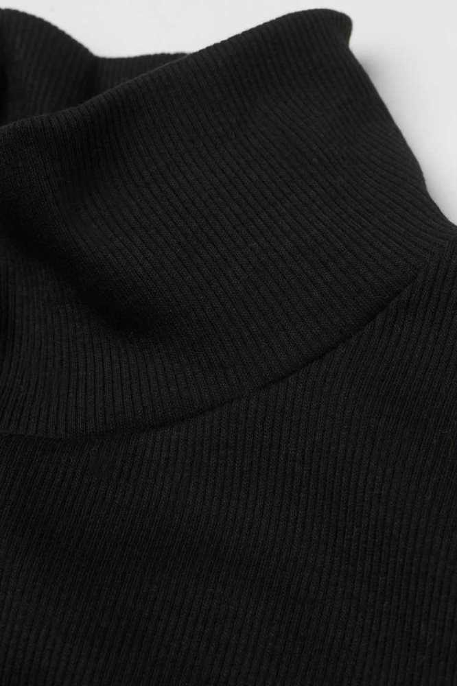 Tops H&M Acanalado Turtleneck Mujer Rosas | 254713NHU