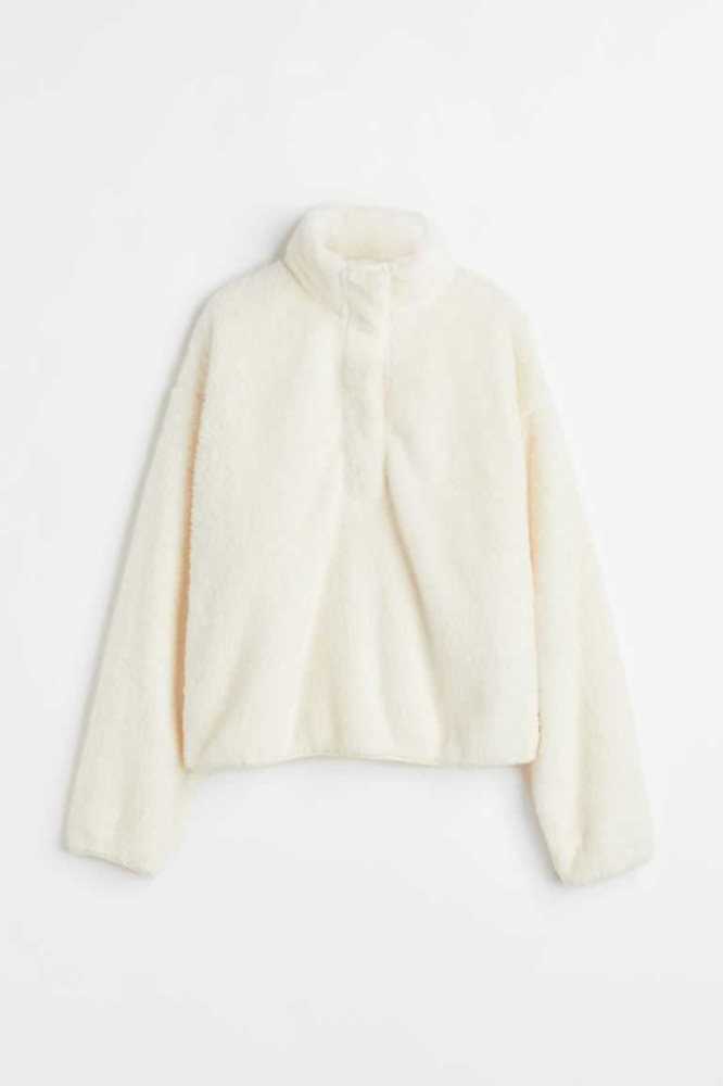 Tops H&M Faux Shearling Mujer Creme | 218963ESM