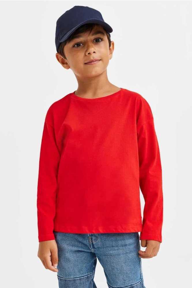 Tops H&M Long-sleeved Algodon Niños Morados Claro | 072814CLW