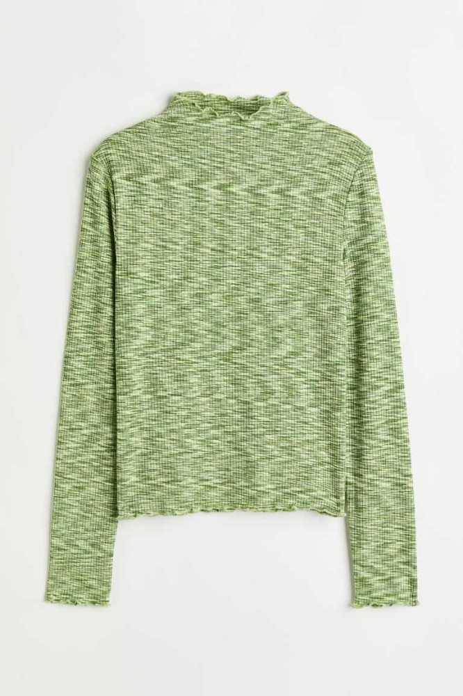 Tops H&M Long-sleeved Niños Azules Claro | 819276CYV