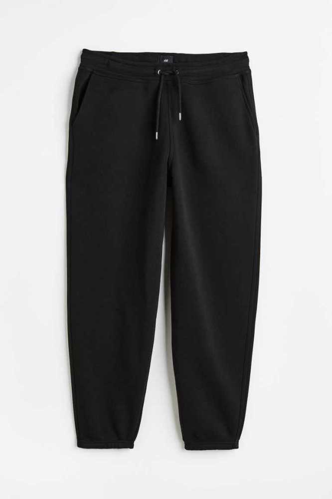 Tops H&M Loose Fit Joggers Hombre Negros | 206915JYD