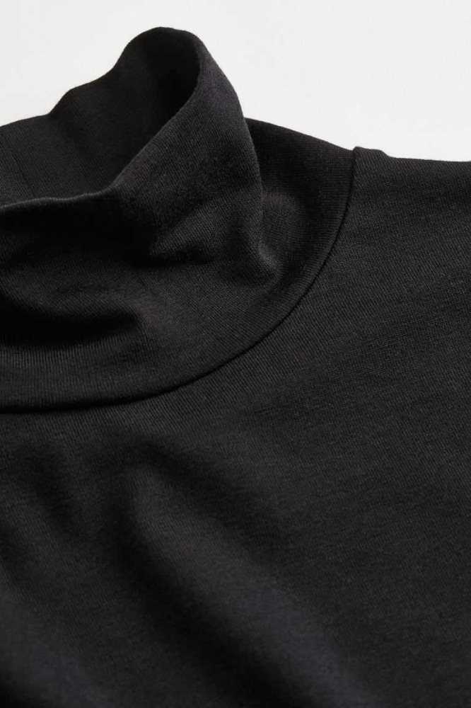 Tops H&M Mock Turtleneck Mujer Naranjas | 026358HZQ