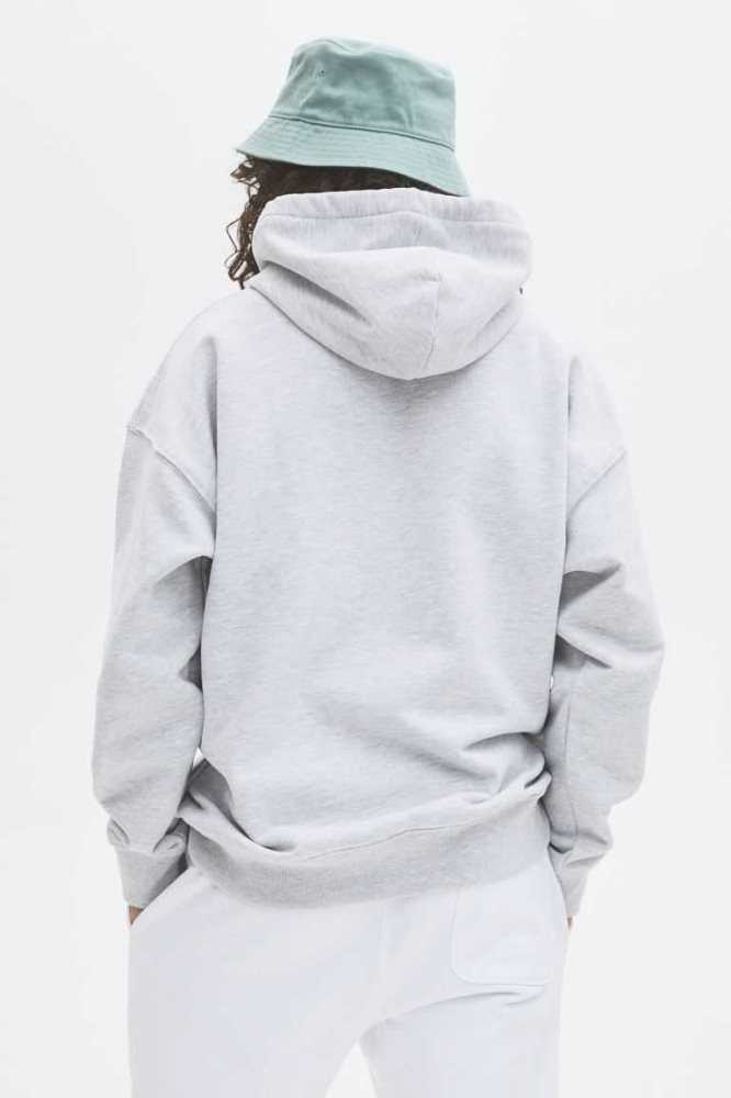 Tops H&M Oversized Fit Algodon Hoodie Hombre Vino | 984207RGK