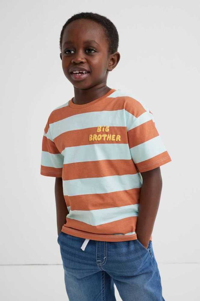 Tops H&M Sibling Niños Azules Claro | 704385EVS