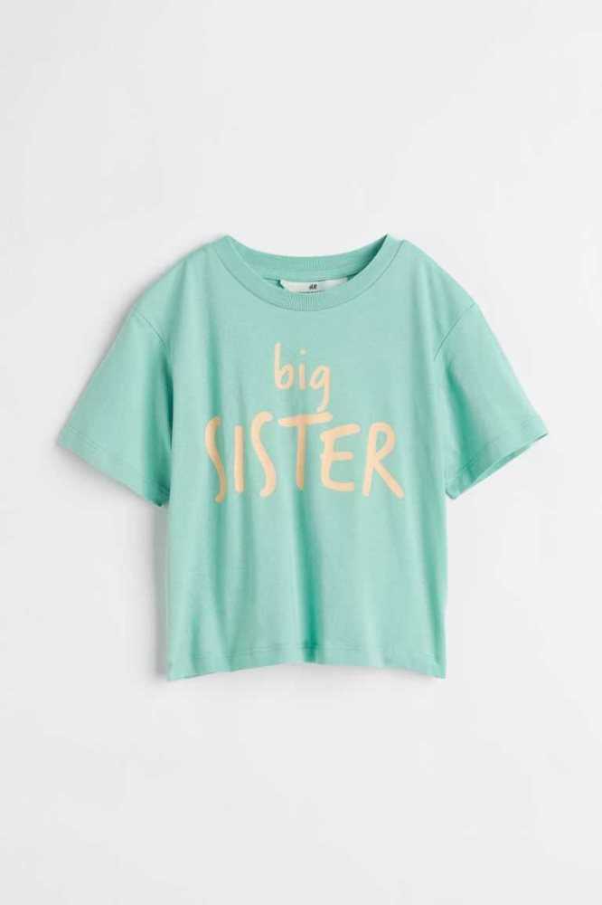 Tops H&M Sibling Niños Naranjas Claro | 598273YAC