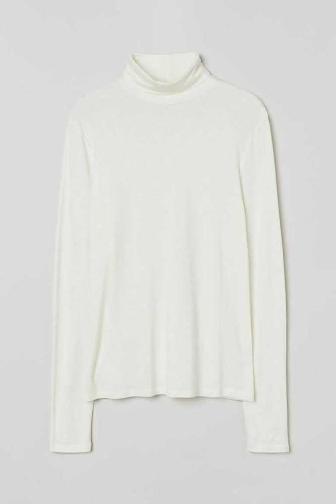 Tops H&M Turtleneck Mujer Azules | 412368SJL