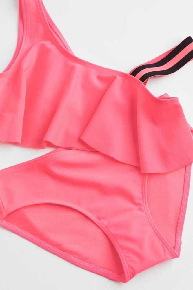 Trajes De Baño H&M Flounced Bikini Niños Rosas | 015894ELG