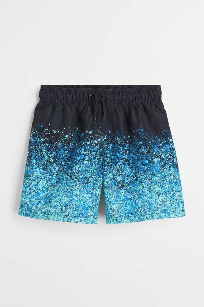 Trajes De Baño H&M Patterned Shorts Niños Azules | 209187VJL