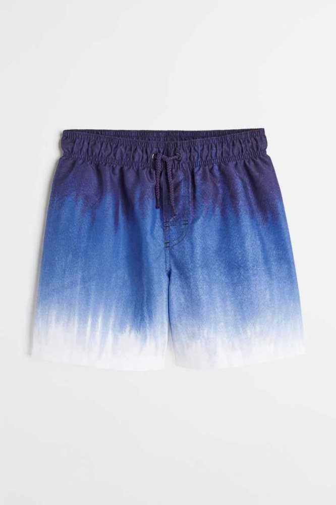 Trajes De Baño H&M Patterned Shorts Niños Azules | 209187VJL