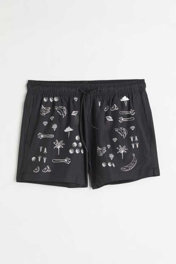 Trajes De Baño H&M Shorts Hombre Azul Marino Azules | 529084LJU