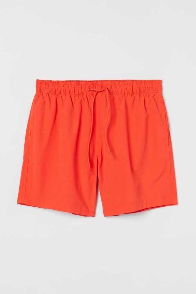 Trajes De Baño H&M Shorts Hombre Azules Oscuro | 175239KBS