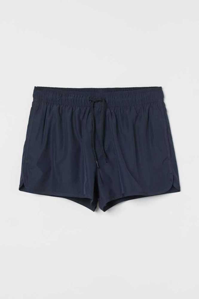 Trajes De Baño H&M Shorts Hombre Azules Oscuro | 546793KRW