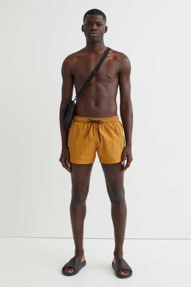 Trajes De Baño H&M Shorts Hombre Grises Oscuro | 549832NIW