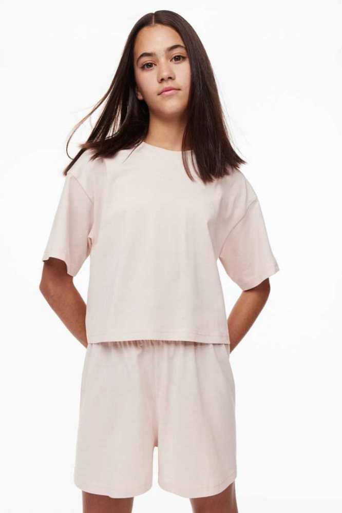 Una sola pieza H&M 2-piece Algodon Jersey Niños Turquesa | 162987MOX