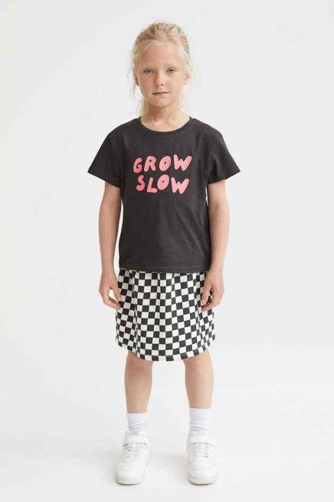 Una sola pieza H&M 2-piece Algodon Jersey Niños Grises Oscuro | 796143KUQ